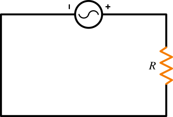resistor in an AC circuit