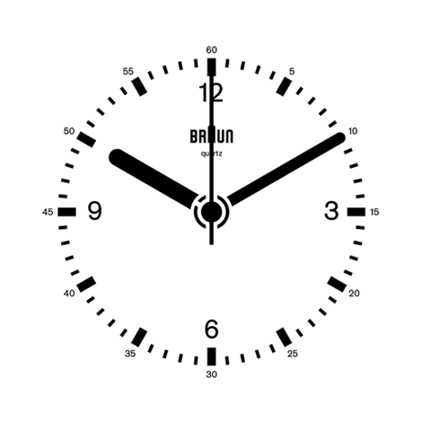 a clock face