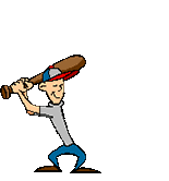a baseball hit by a bat